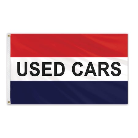 Used Cars Message Flag 3'x5' Standard Flag